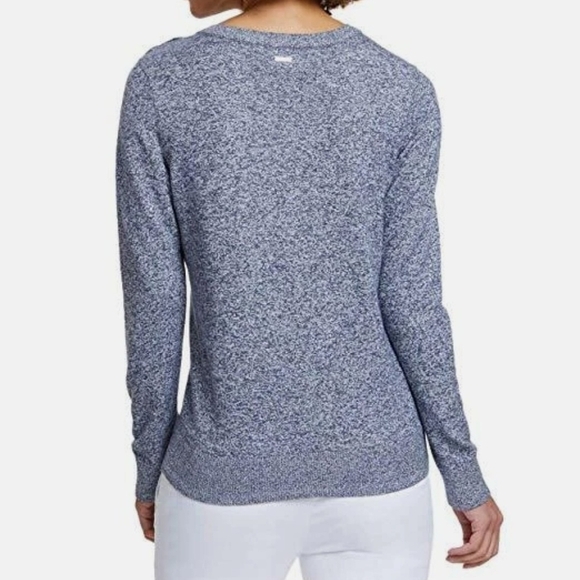 Nautica Long Sleeve Anchor Intarsia Womens Sweater Top - Picture 4 of 16